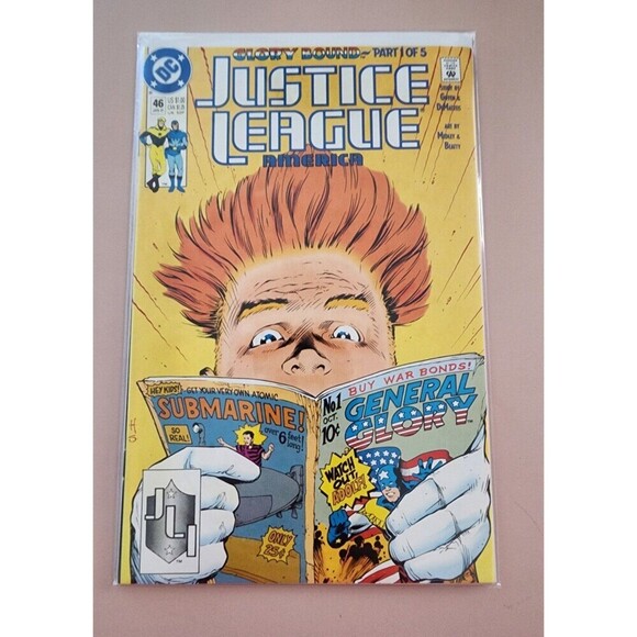 Justic League America (1987) #46 "Old Glory" Part 1 of 5 DC Comics - Picture 1 of 10